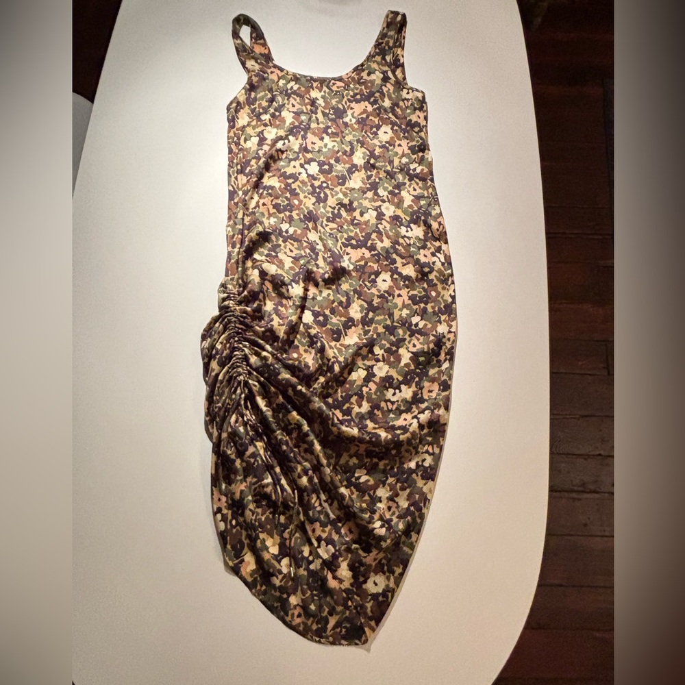 Zara Asymmetrical Dress in Floral Print